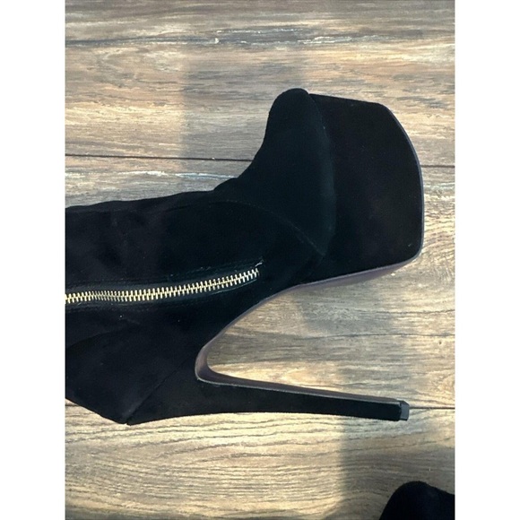 LONDON TRASH Croix Over the Knee Suede Boots - Picture 3 of 6